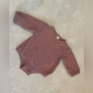 H&M baby quilted romper onesie